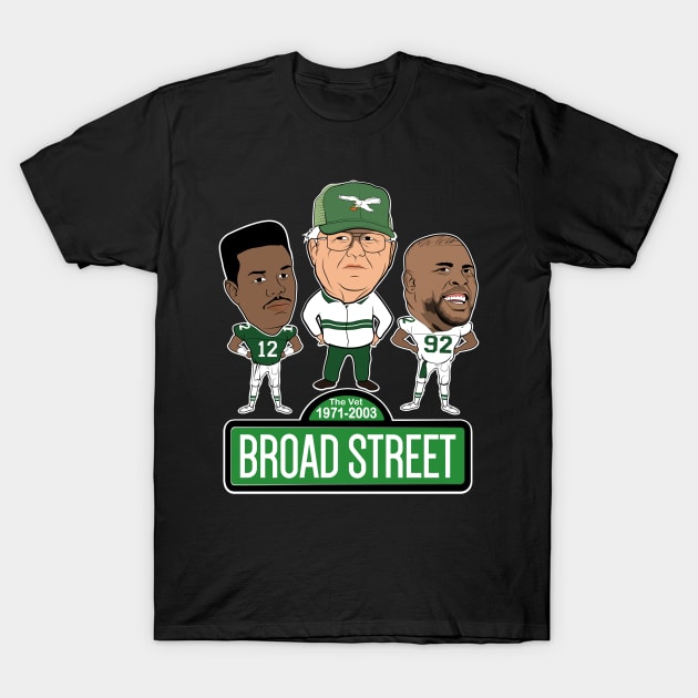 Broad Street Football T-Shirt by generationtees